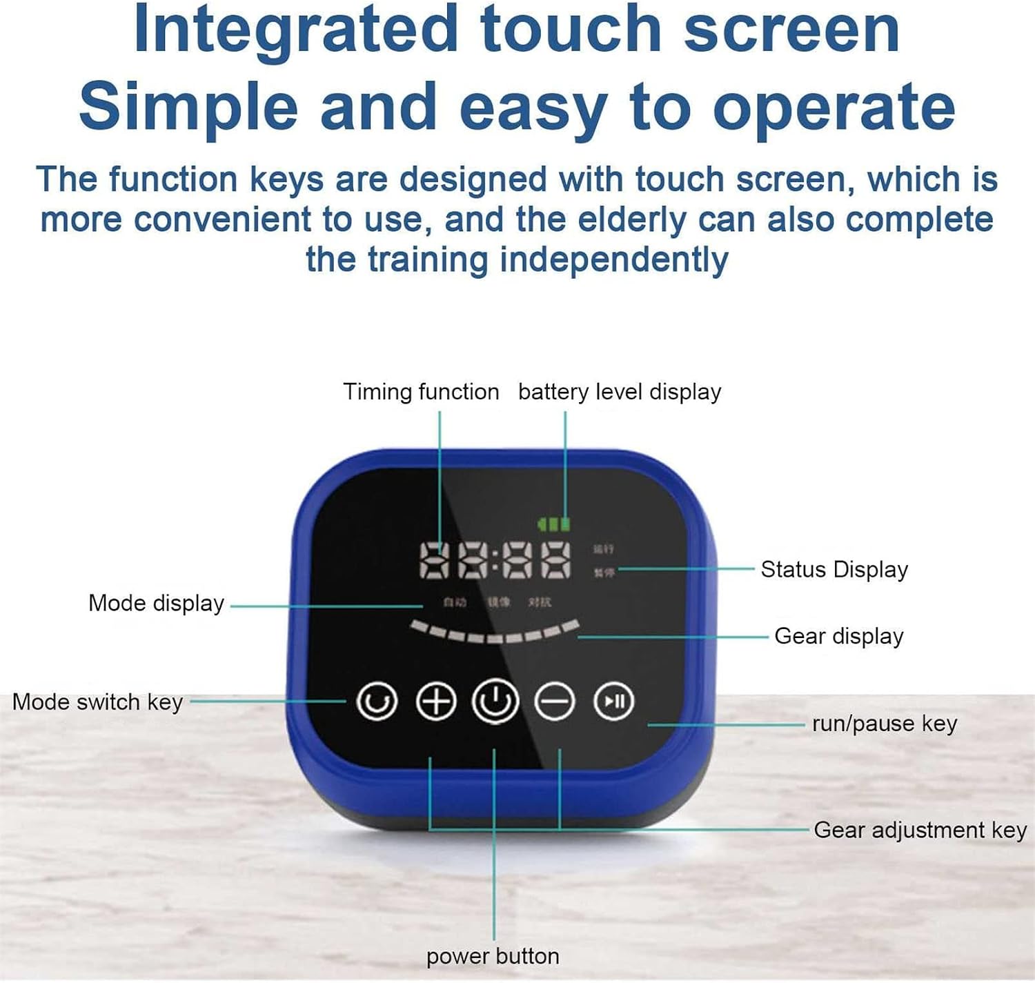 Self-Training Rehabilitation Device Stroke Hemiplegia Rehabilitation Training Equipment, Long-Term Relief Finger Cramps(Size:XL Code,Color:Left Hand)