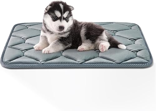 luckyvo Cama mediana para perros medianos, cama ortopédica para perros con funda extraíble lavable, cama impermeable para perros, cama para perros