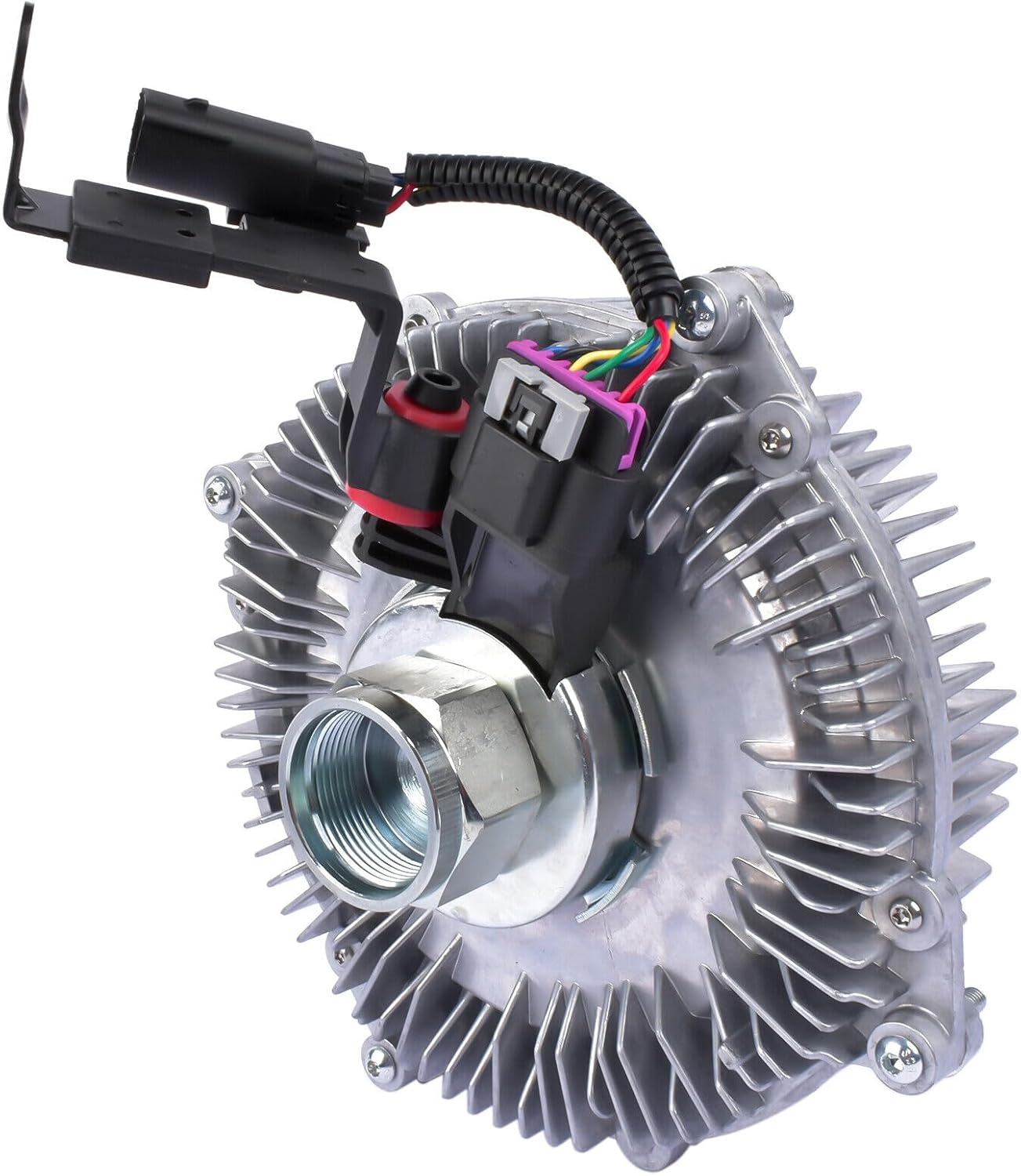 Engine Cooling Fan Clutch BC3Z8A616B BC3Z8A616CC BC3Z8A616D Compatible with Ford F-250 F-350 Super Duty 2011-2019 For F-450 F-550 Super Duty 2011-2018 For F-650 F-750 2016-2018 6.7L V8