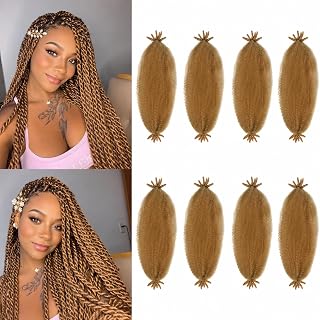 Marley Twist Braiding Hair for Black Women Afro Twist Hair Extensions | marley hair,easy to wrap for a neat office look or daily school wear.Lightweight spring twist styles.