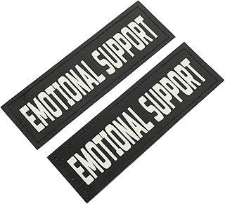 Ipetboom 1 Par De Adesivo De Serviço Adesivo De Arnês Colete Remendos De Colete Para Animais De Estimação Para Emblemas De Arnês De Arnês Remendo De Arnês Para Animais De Estimação