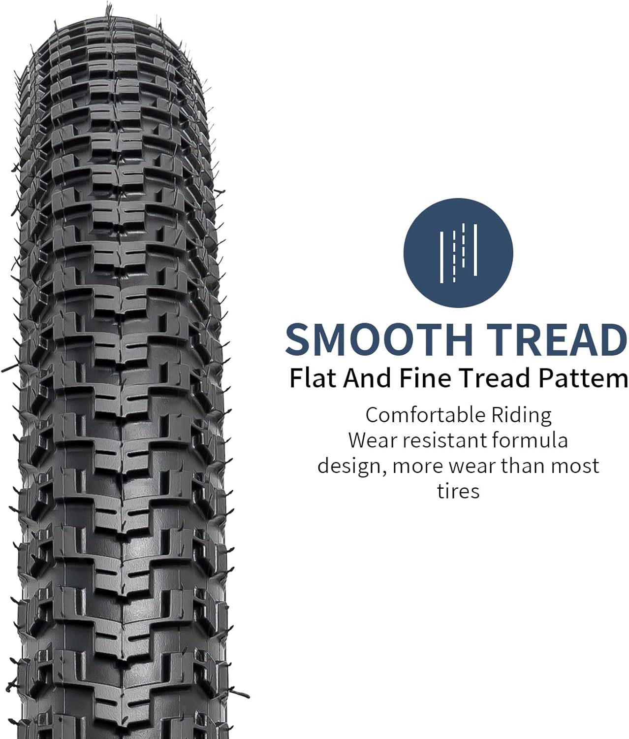 2-PCS 18" Folding Replacement Bike Tires 18X2.125/57-355 Mountain, MTB, Off-Road Bicycle Tires(Y-1444)