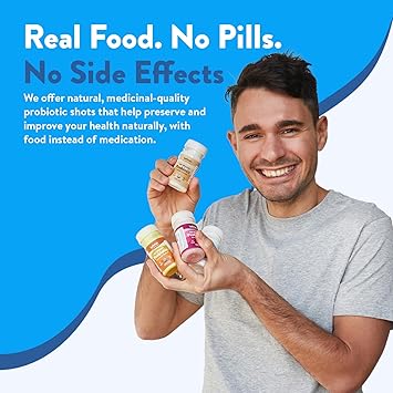 KefirLab Probiotics 100T CFU - 36 Strains - Vegan & Organic - Support Digestion, Immune System, Brain Health, Mood & Stress. Berry (16-Pack)