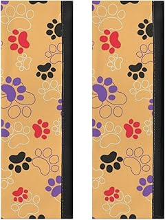 Animal Footprints Pattern Refrigerator Handle Covers, Fridge Handle Covers for Microwave Stove Bathroom Catch Stains Dust Fingerprint Prevent Spread, Keep Off Food Stains Handprint 2Pcs