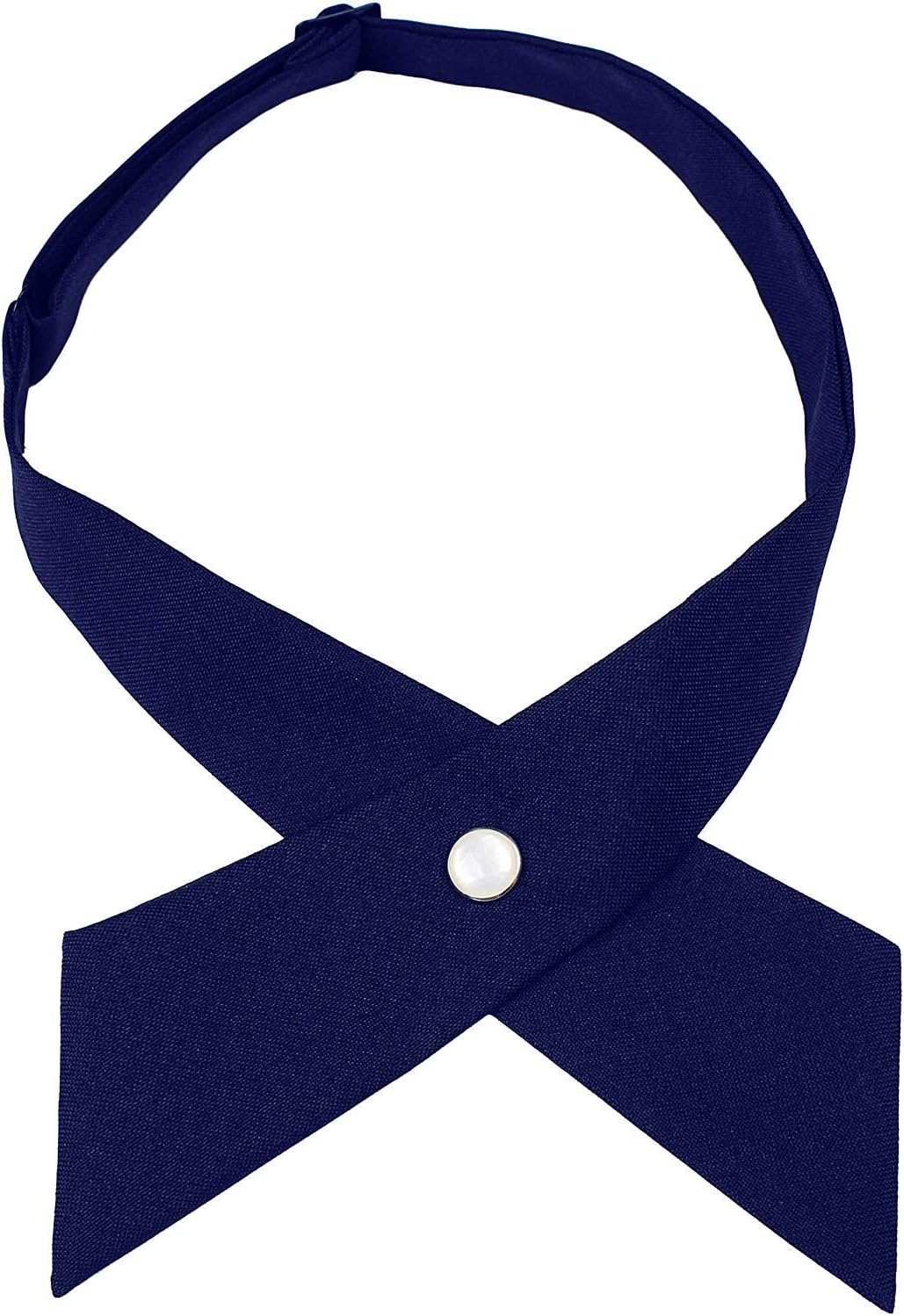 Solid Color Criss-Cross Tie Girls‘ School Uniform Cross Adjustable Bowtie