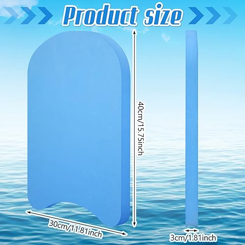 Miniatura 2 de Tabla de natación de espuma EVA, 3 piezas, tabla de natación con bordes antideslizantes para adultos, niños, nadadores principiantes, equipo de