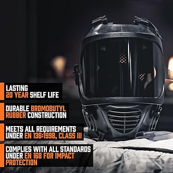 Amazon.com: MIRA SAFETY M Certified CBRN Full Face Gas Mask