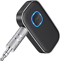 Vista 1 de COMSOON Adaptador AUX Bluetooth para automóvil, receptor Bluetooth con reducción de ruido para música/llamadas manos libres, receptor de audio