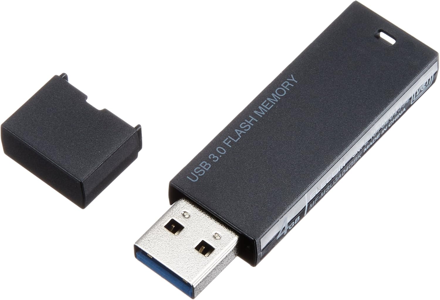 13年モデル エレコム Usbメモリ 8gb Usb3 0 Windows Mac対応 キャップ紛失防止 ストラップホール付 1年間保証 ブラック Mf Msu3a08gbk Amazon Co Jp