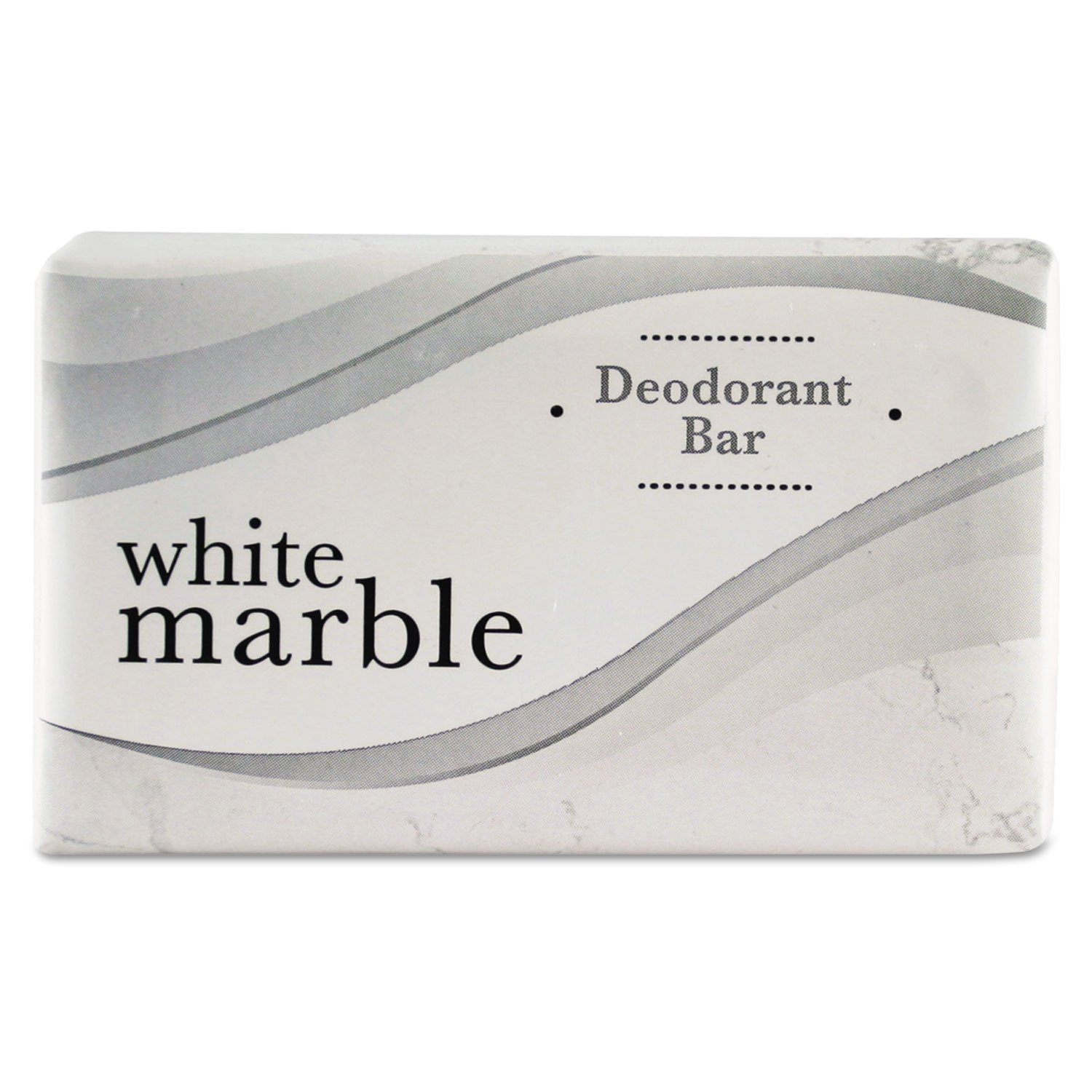 White Marble Guest Amenities Deodorant Soap DIA 00184