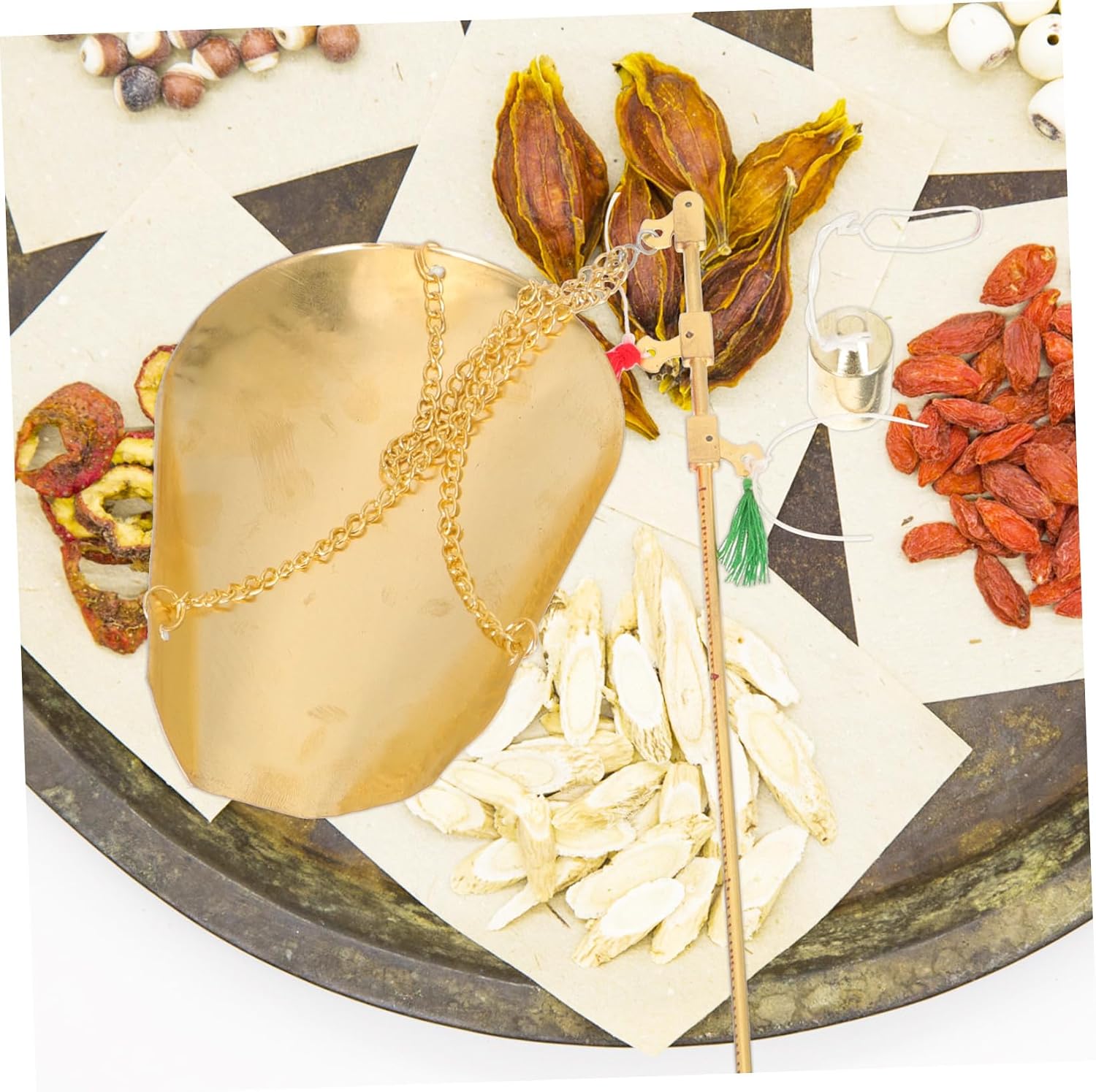 250g Traditional Chinese Medicine Scale Copper Scale Rod Decorative for Kitchen