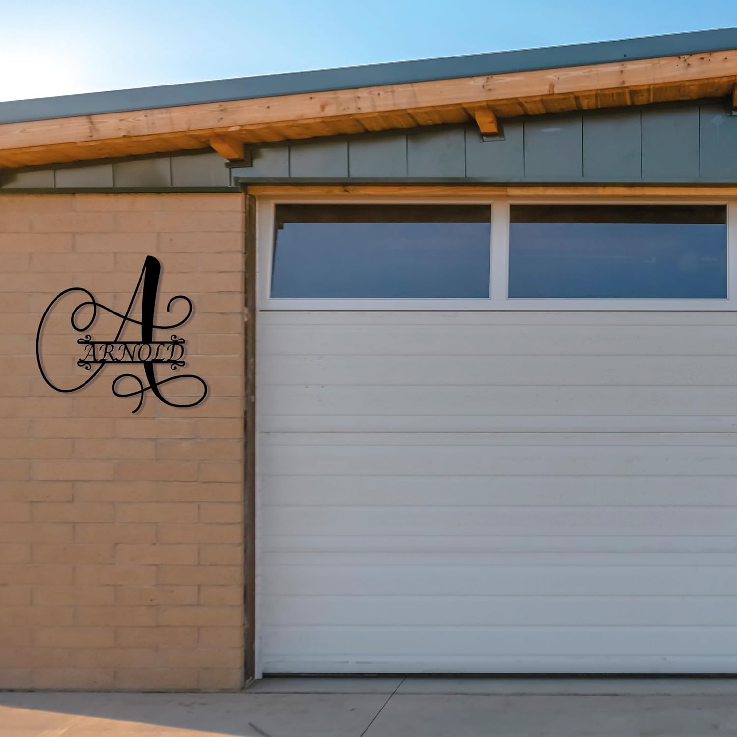 Custom Split Letter Metal Monogram | Personalized Family Name Sign | Outdoor Durable 16 Gauge Wall Decor | Wedding Gift | Last Name Metal Art for Home or Porch