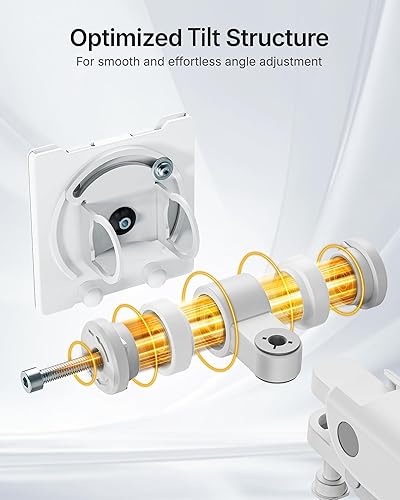 Miniatura 5 de monTEK Brazo de monitor de alta resistencia para pantalla curvada ultraancha de 17-57", soporta hasta 59.4 libras, brazo de resorte de gas