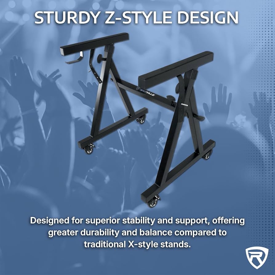 Amazon.com: Rockville Z40W Z-Style Pro Keyboard Stand, Adjustable