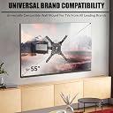 Caprigo Full Motion TV Wall Mount Bracket for 32 to 55 Inch LED/HD/Smart TV’s, Universal Heavy-Duty TV Stand for Wall with Swivel Rotation & Tilt Adjustments (M460/P4) gallery image