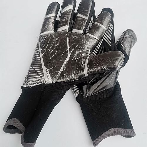 Miniatura 6 de Guantes de portero para niños, guantes de portero de fútbol para niños y jóvenes, con material de látex antideslizante y resistente al desgaste para