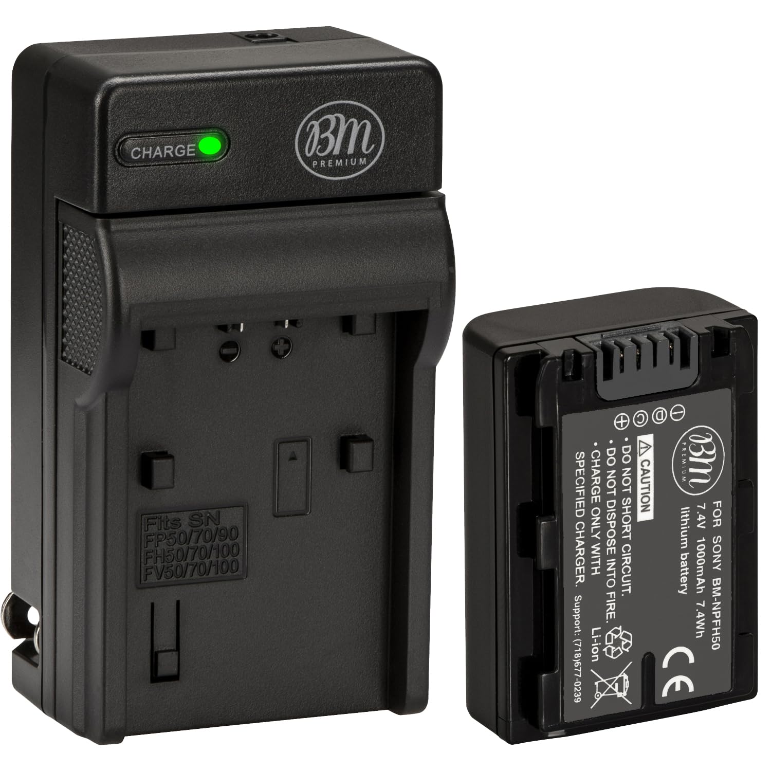 Amazon.com : BM Premium NP-FH50 Battery and Charger for Sony