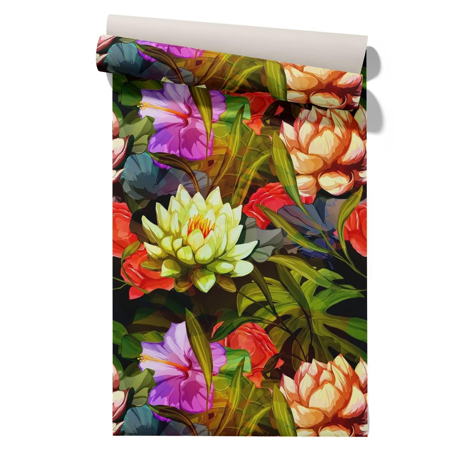 Cevan Girls Style 8 Oriental Peel And Stick Wallpaper Covering Room Flower Elegant Art Self Adhesive Murals Uk Drawer Liner Clothes Waterproof Peel Stick Wallpaper For Cupboards 45X200cm