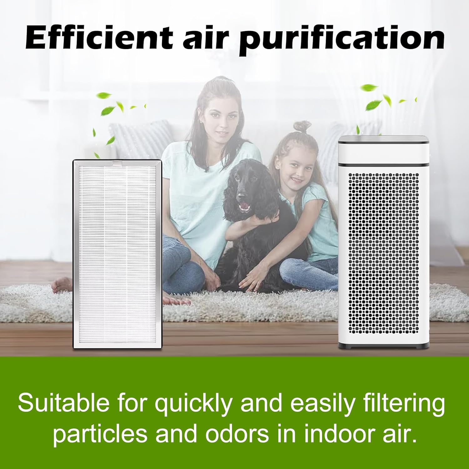 MA-40 Replacement Filter HEPA for MA-40 Air Purifiers filter replacement H13 Grade 3-in-1 (2 Pack) High Efficiency Filtration System for MA40W MA40 - Image 7