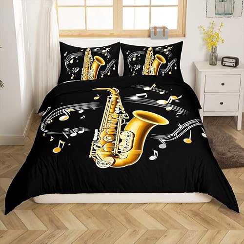 Miniatura 9 de Funda de edredón de baloncesto para niños, tamaño individual, juego de ropa de cama deportiva con 1 funda de almohada, decoración de habitación