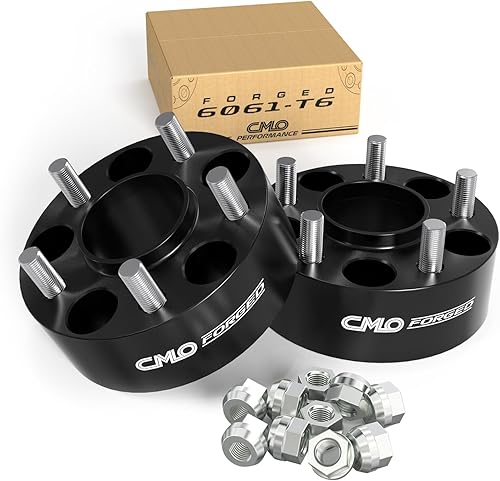 Customadeonly Espaciadores de rueda centrados forjados de 0.197 x 3.937 in de 1.969 in, color negro (2 piezas) - Compatible con Subaru BRZ, Impreza,