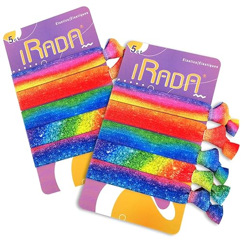 Miniatura 7 de 10 ligas elásticas para el cabello para niñas y mujeres, bonitos soportes para cola de caballo, sin daños, bandas para el cabello anudadas