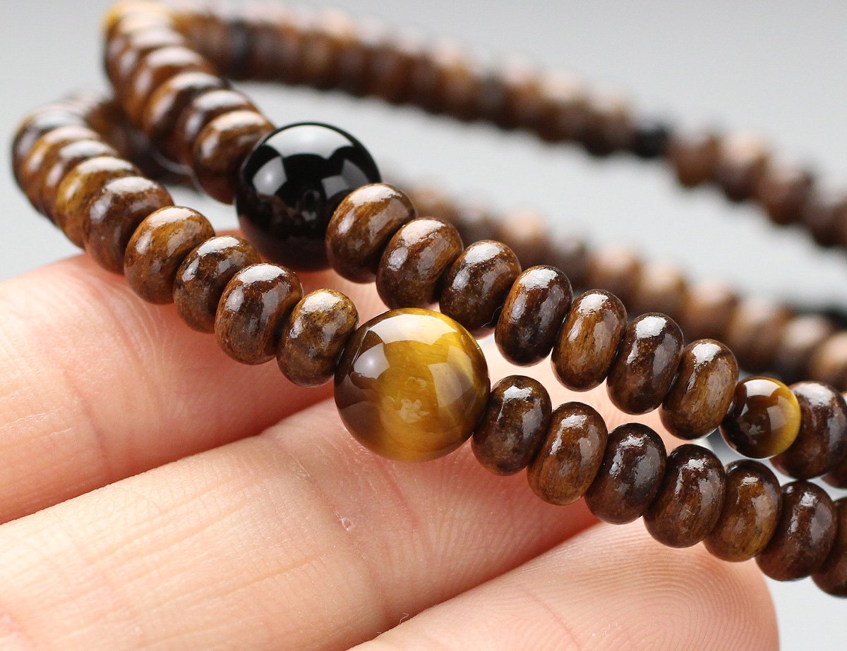 全宗派共通✳︎本式念珠108珠✳︎レモンクォーツ・白翡翠 全宗派共通✳︎本式念珠108珠✳︎レモンクォーツ・白翡翠 その他