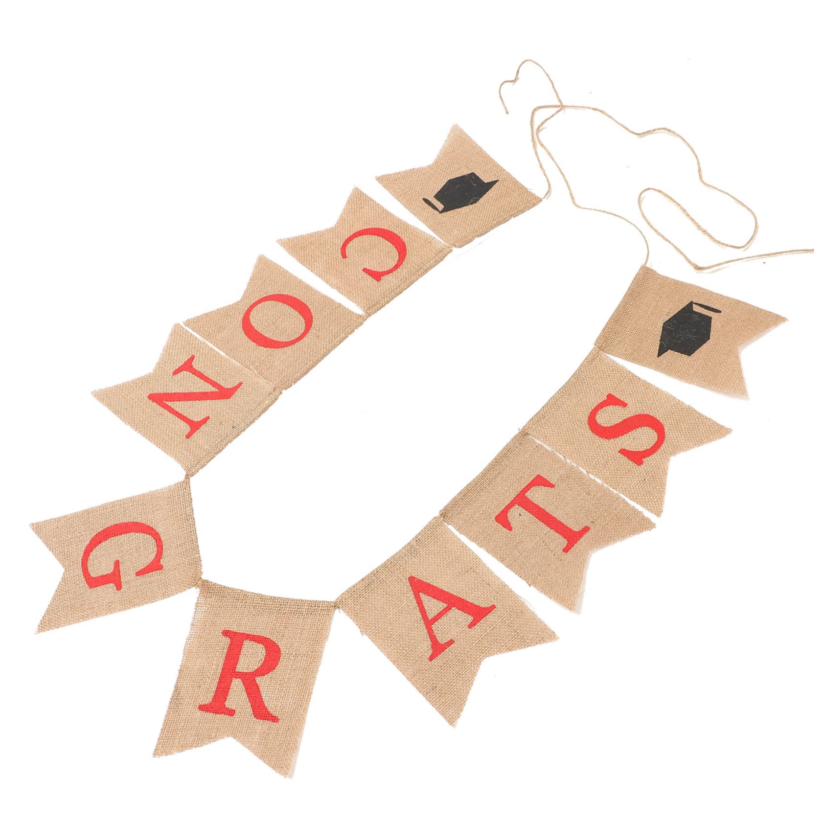 POPETPOP 3 Pezzi Di Cappelli Da Laurea Bandiere Decorazioni In Tela Di Iuta Striscioni Per Laurea Bandierine Per Feste Di Benvenuto Striscioni Blu Per Per