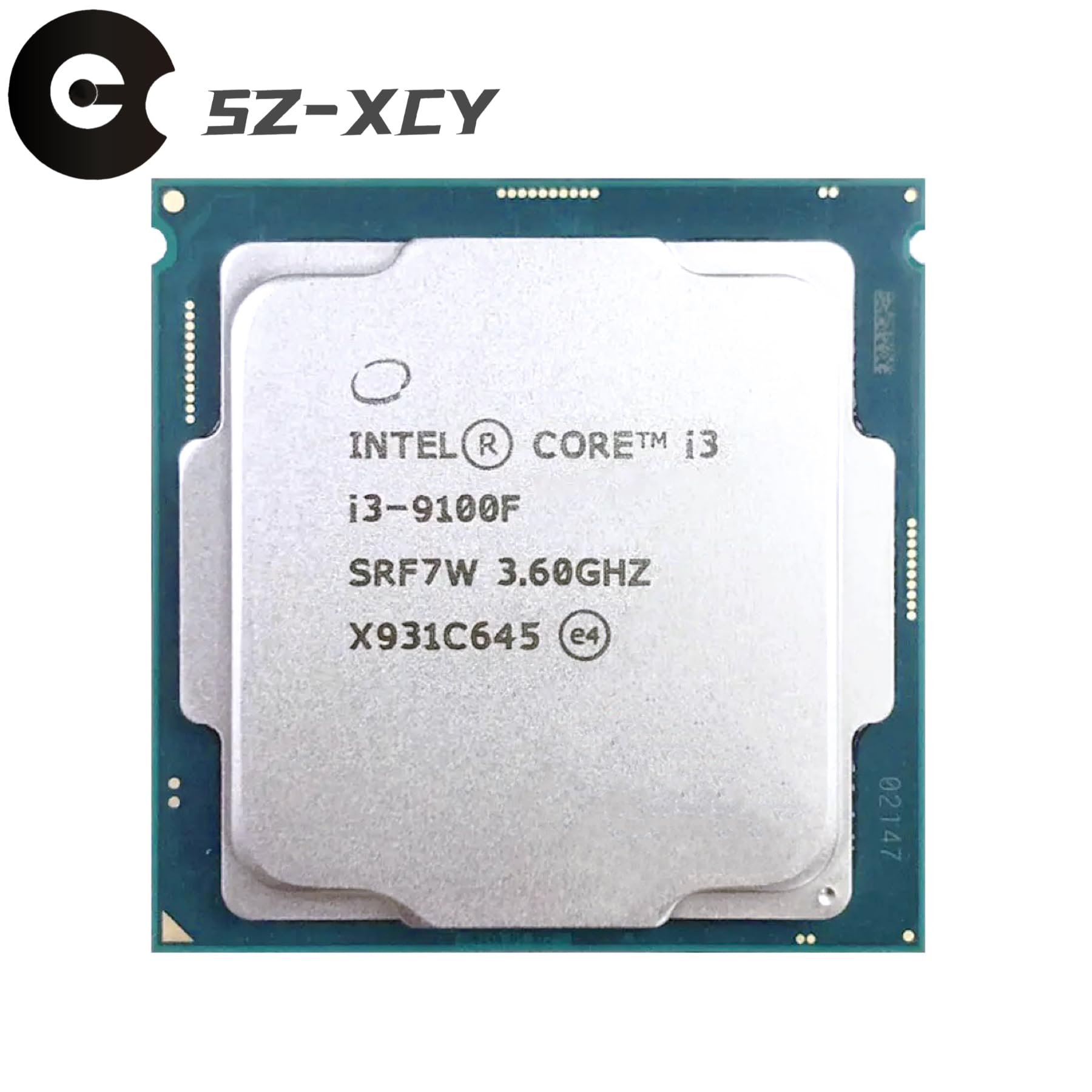 Elaborazione dati informatici Processore quad-core I3-9100F da 3,6 GHz LGA 1151 compatibile con PC gioco