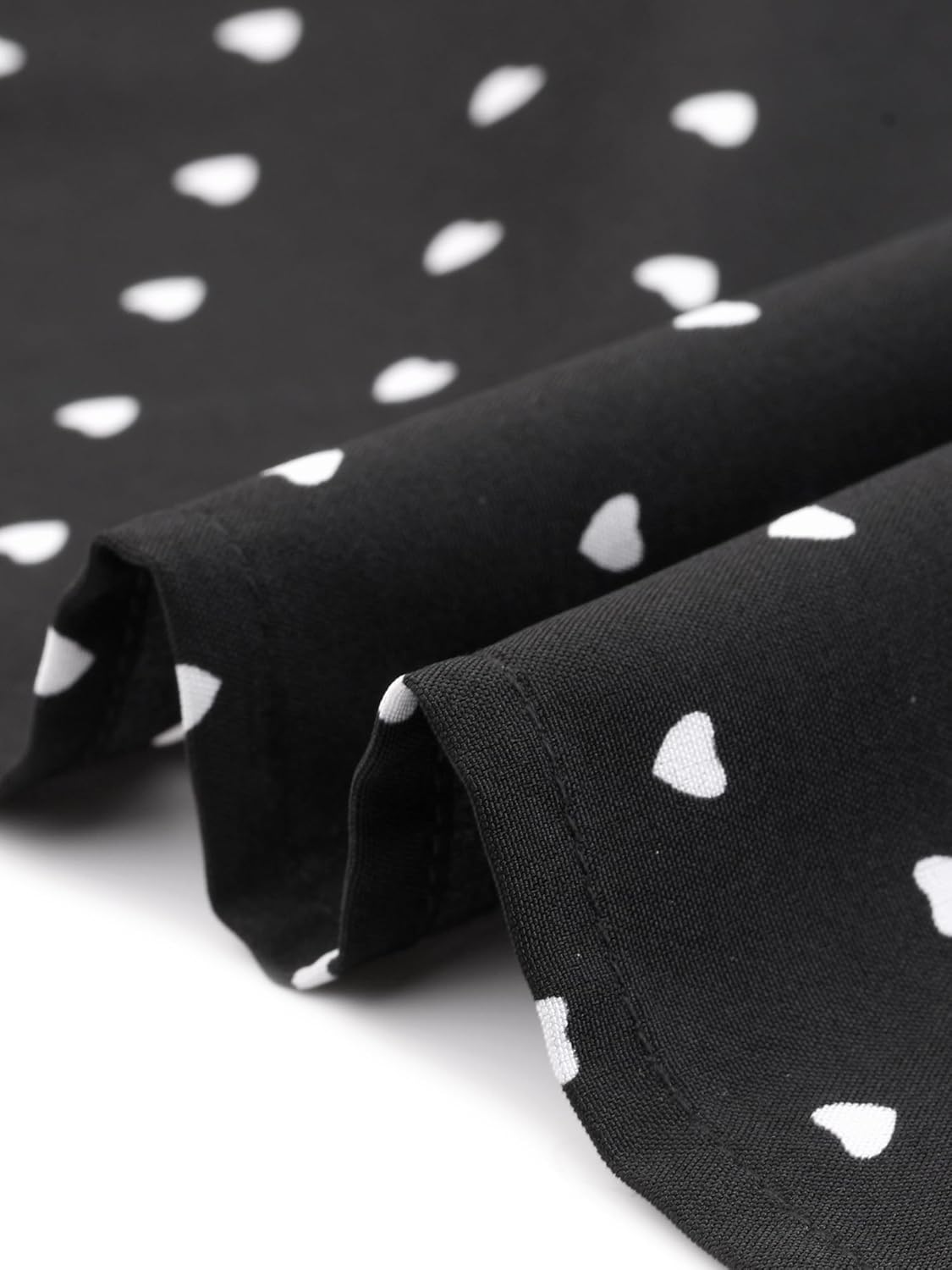 Allegra K Women's Valentine Top 1950s Vintage Long Sleeve Printed Button Down Tops - Image 5