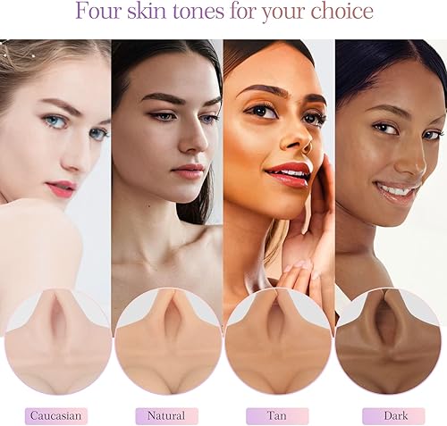 Miniatura 5 de ROANYER Formas de pecho de silicona con forma de este oeste, pechos falsos para crossdresser transgénero Cosplay Drag Queen conjunto ancho