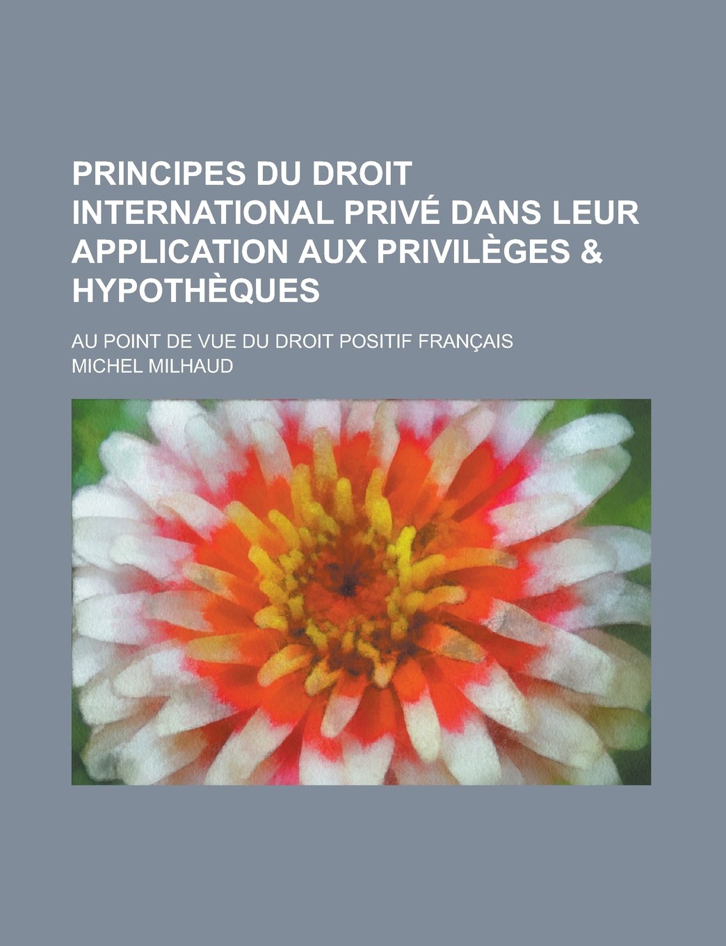 Principes Du Droit International Prive Dans Leur Application Aux Privileges & Hypotheques; Au Point de Vue Du Droit Positif Francais