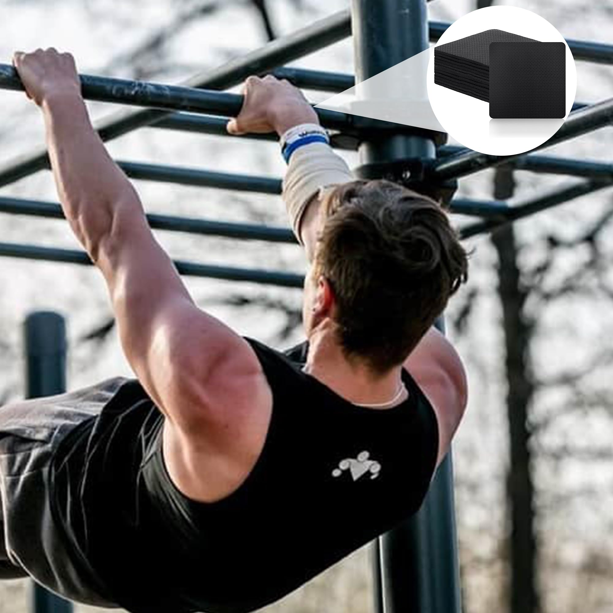 Impugnature Originali Per Sollevamento Pesi Per Uomini E Donne Stacchi Da Terra Rematori Cuscinetti Ergonomici In Gomma Per Allenamento In Palestra~p184602837