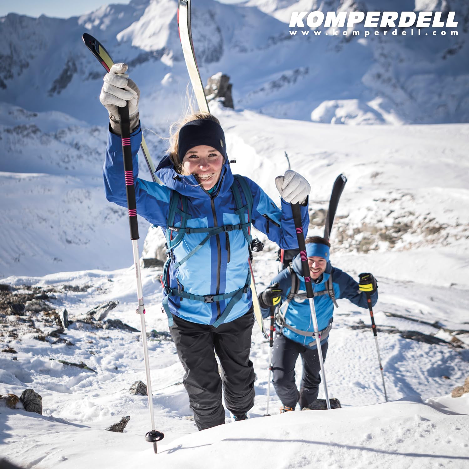 Komperdell Contour TITANAL II - Bastoncini da trekking e da sci 2016