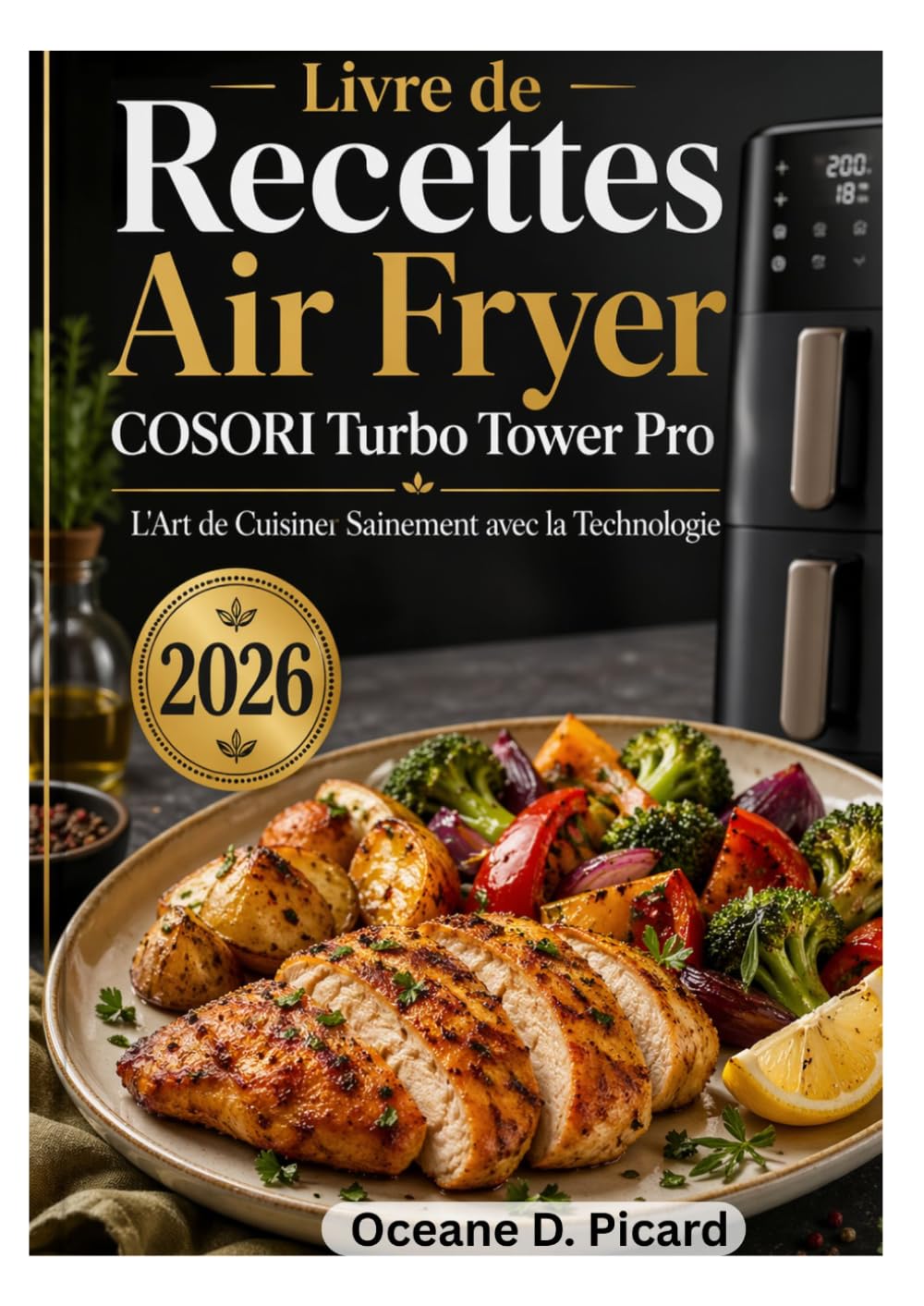 Livre de Recettes Air Fryer COSORI Turbo Tower Pro: L'Art de Cuisiner Sainement avec la Technologie