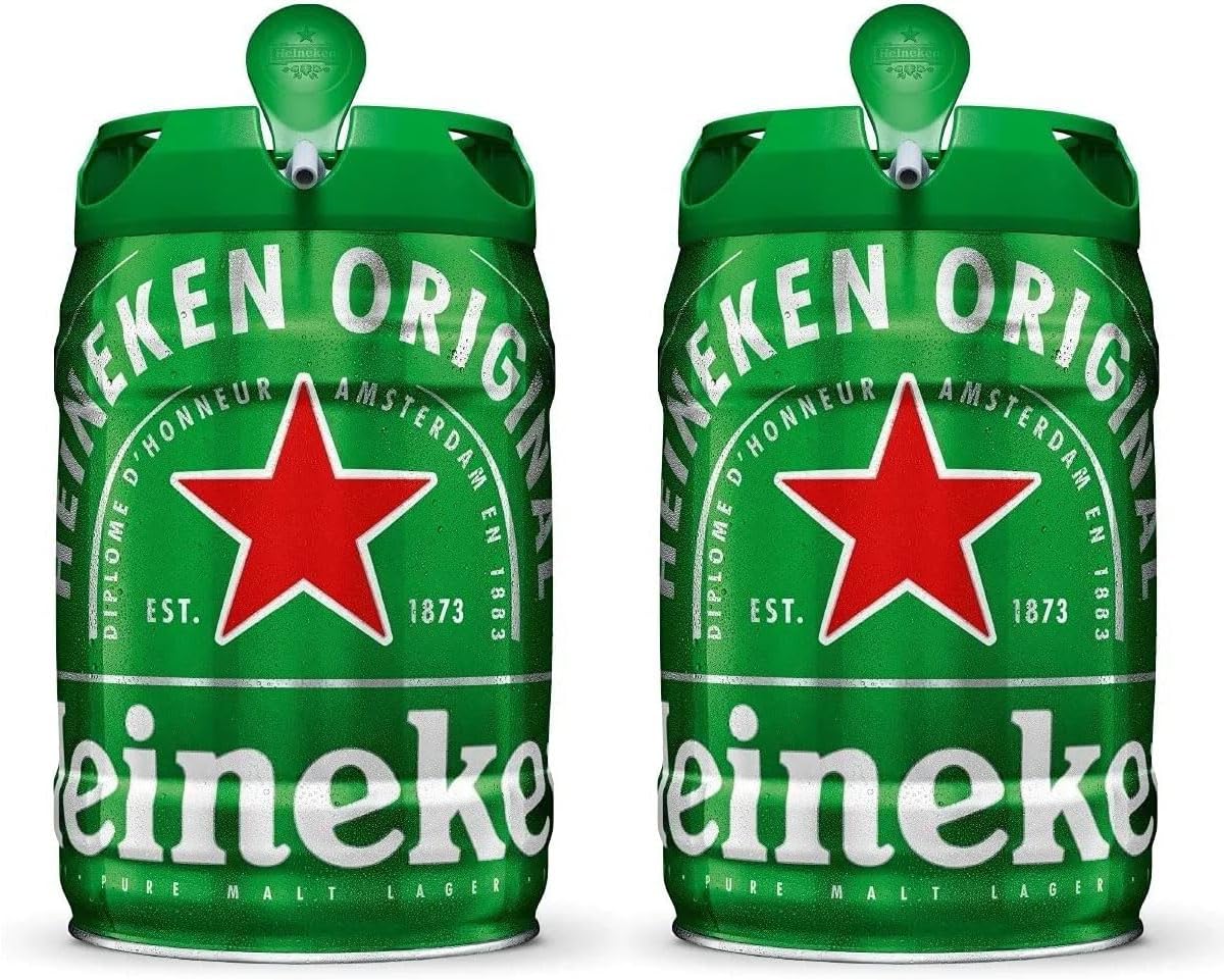 ハイネケンビール懸賞品　特製掛時計　1998年頃　陶器製 5L ハイネケン 樽生 ビール Heineken : 家庭用 ケグ（樽）のある生活