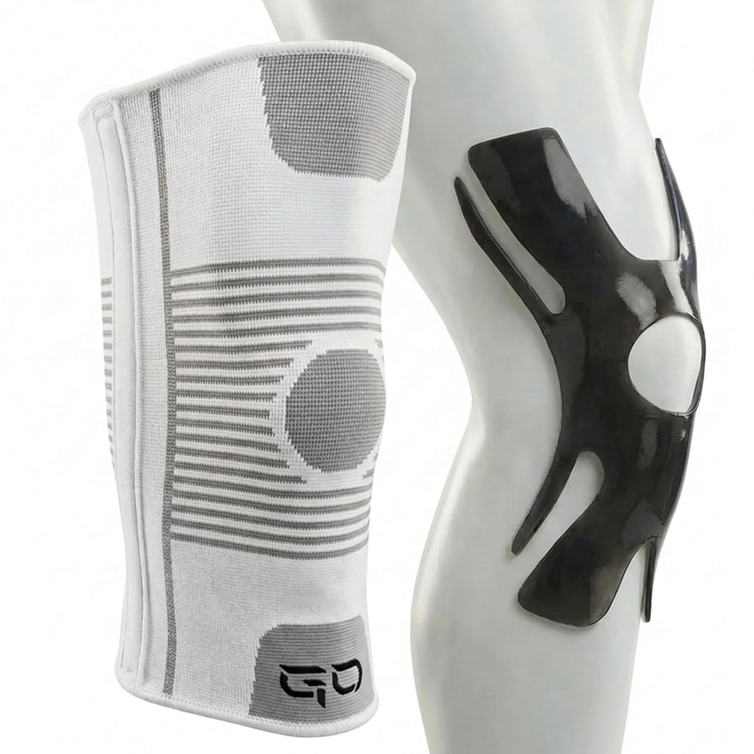 Kinesiology Knee Compression Sleeves - Professional Knee Braces for Men and Women for Joint Pain Relief, Swelling, ACL, MCL, Inflammation Relief, FSA and HSA Approved