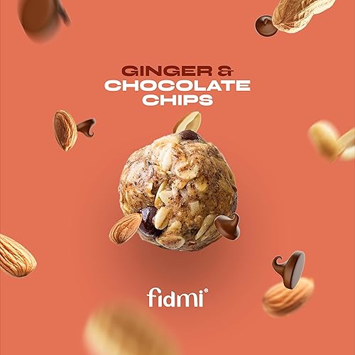 Vista 18 de Fidmi Snack Protein Energy Balls Cranberries & Maca Vegano – Sin gluten – A base de plantas – Superalimento (Maca) – Todos los ingredientes