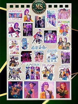 Kpop Demon Hunter Sticker Seti   25 li | 3-5 cm | Suya Dayan kl , Araba Laptop Defter Etiketleri