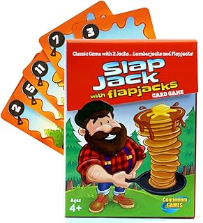 Continuum Games Slap Jack Flap Jacks Card Game - Kids Age 4 & Up