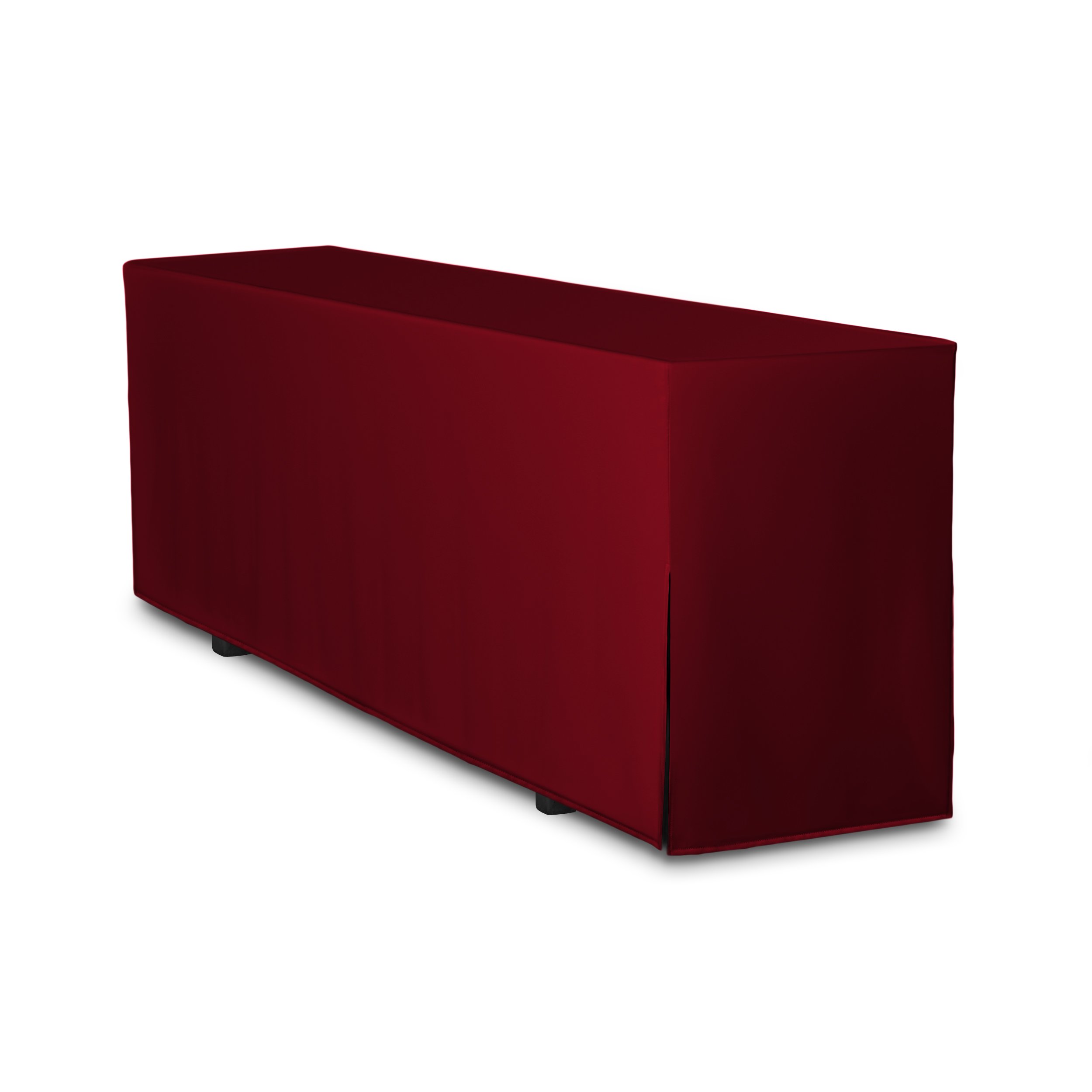 TexDeko® Biertischhusse Premium für Bierzeltgarnitur 220 x 80cm Bordeaux