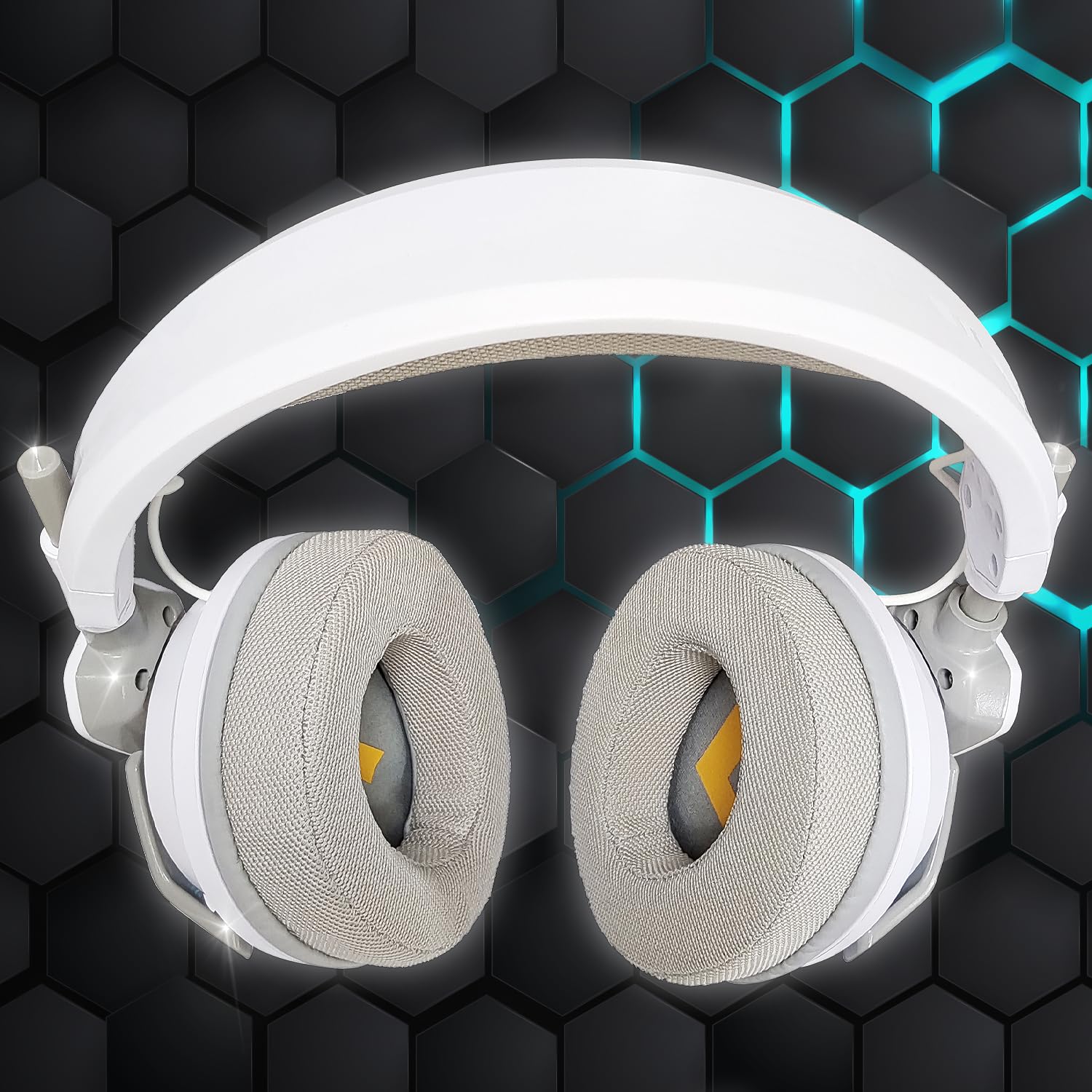 EMPIRE GAMING Zestaw słuchawkowy H-13 RGB - PS5, PS4, Xbox, Switch, PC, Mac, smartfony, tablety - Dźwięk stereo o wysokiej rozdzielczości - Elastyczny mikrofon - Biały