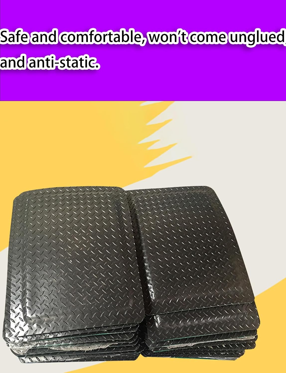 Heavy Duty Anti-Static Anti-Fatigue Floor Mat, Non-Slip Design for Workshop, Assembly Line, Garage & Kitchen - Ergonomic Support & Comfort