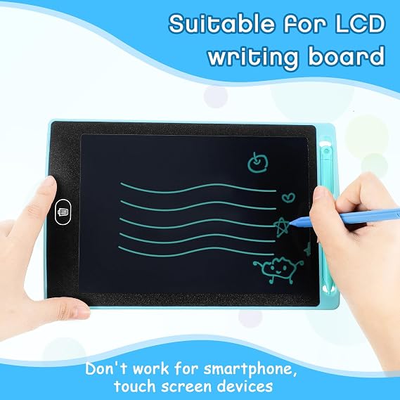 Chinco 6 Pcs Replacement Stylus Pens for LCD Writing Tablet Drawing Pad | Kids Drawing Tablet Stylus, LCD Writing Pad Pen, Replacement Pack, Fits Doodle Boards