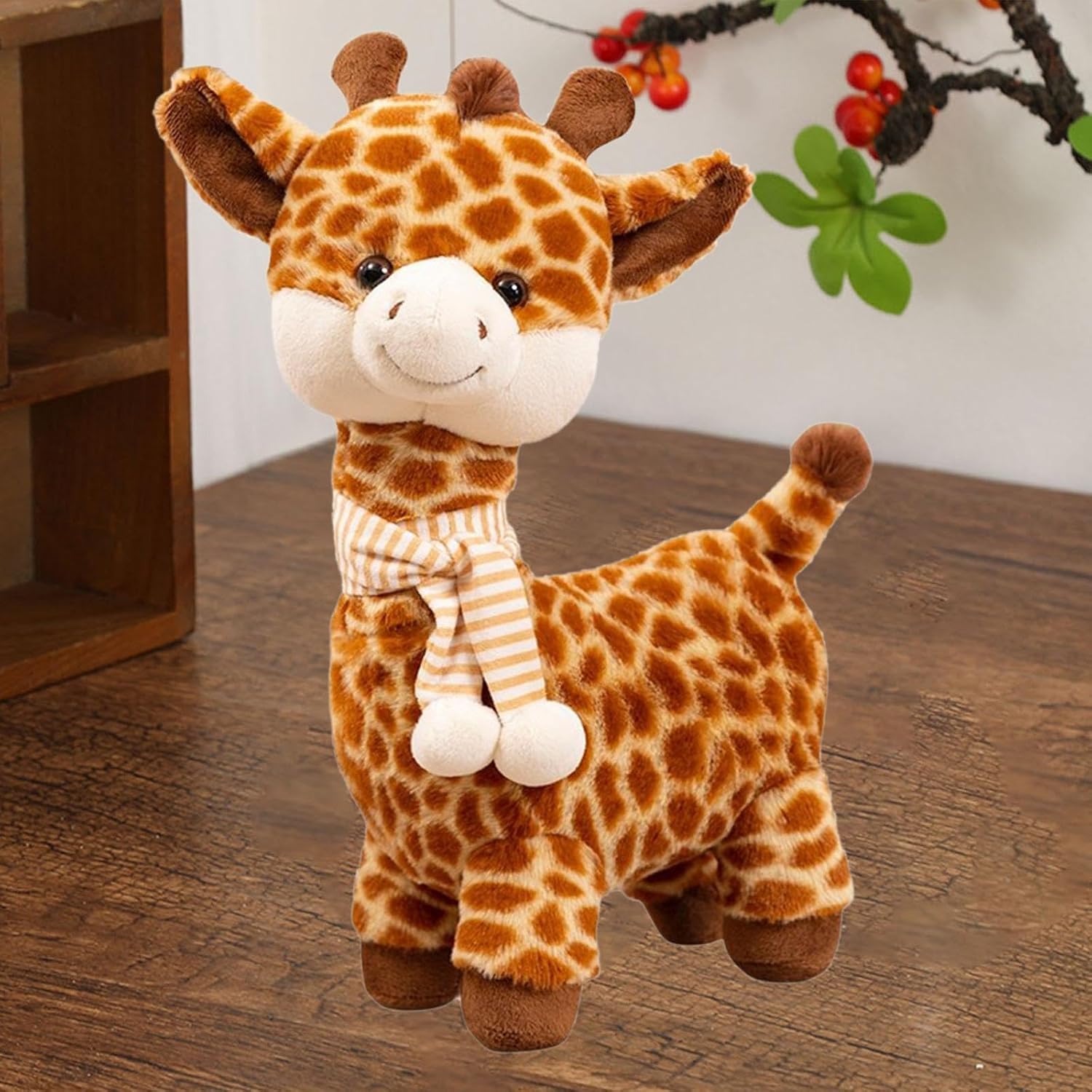 Giraffe Toy Stuffed Animal Pillow Cute Doll Funny Ornament Crafted with Skin Friendly Material Suitable for, 55cm