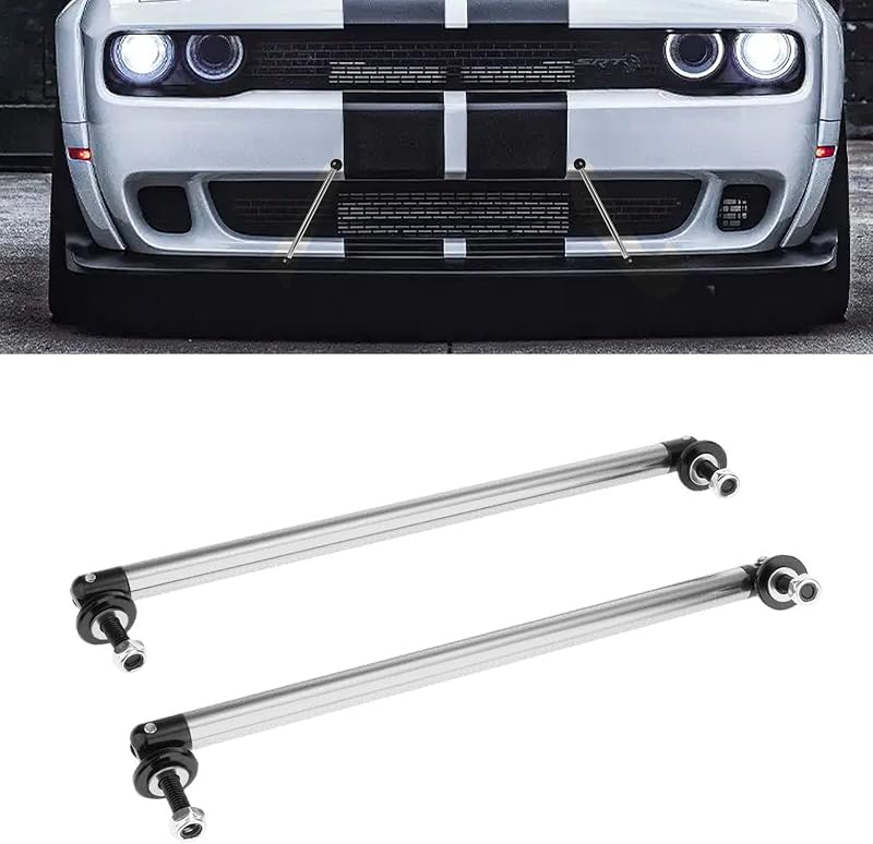 Barras de suporte ajustáveis para splitter e difusor x xotic tech 20 cm – 2 peças, prata