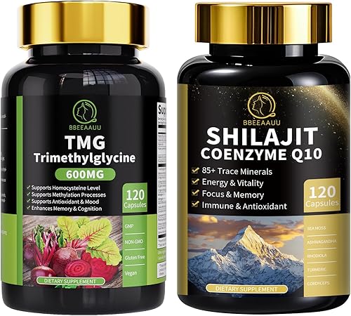 Cápsulas Shilajit con musgo marino y TMG (trimetilglicina) Cápsulas de suplemento