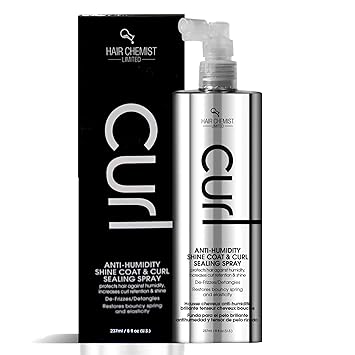 Hair Chemist CURL Anti Humidity Shine Coat & Curl Sealing Spray 8 oz.