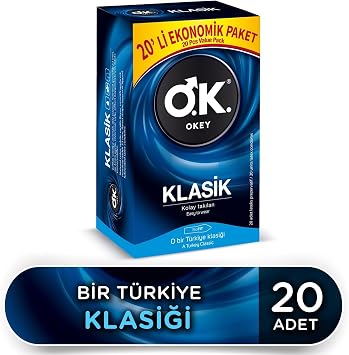 Okey Klasik Ekonomik Prezervatif 20 Adet