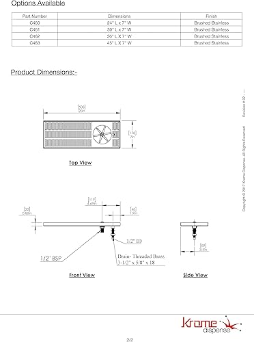Miniatura 7 de Krome - Enjuague dispensador con espray lateral